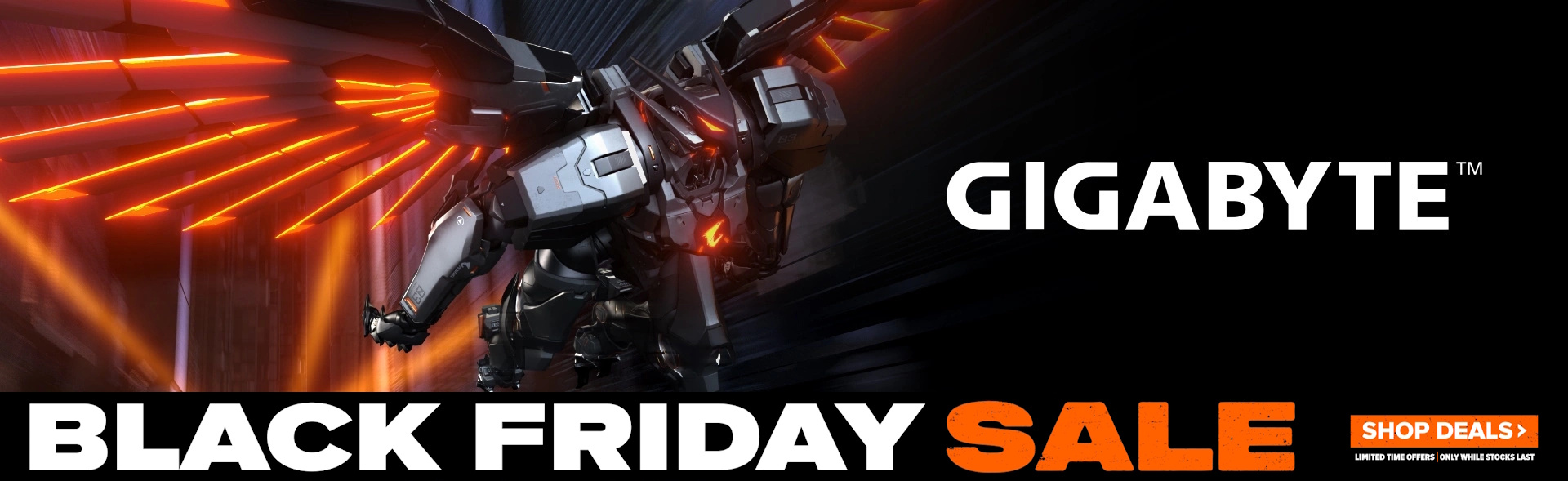 Picture of the Black Friday 2025 Gigabyte Store at PB Tech