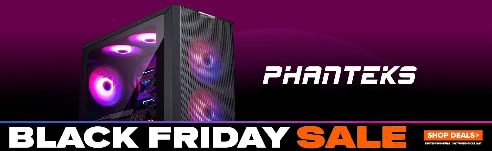 Picture of the Black Friday 2025 Phanteks Store at PB Tech