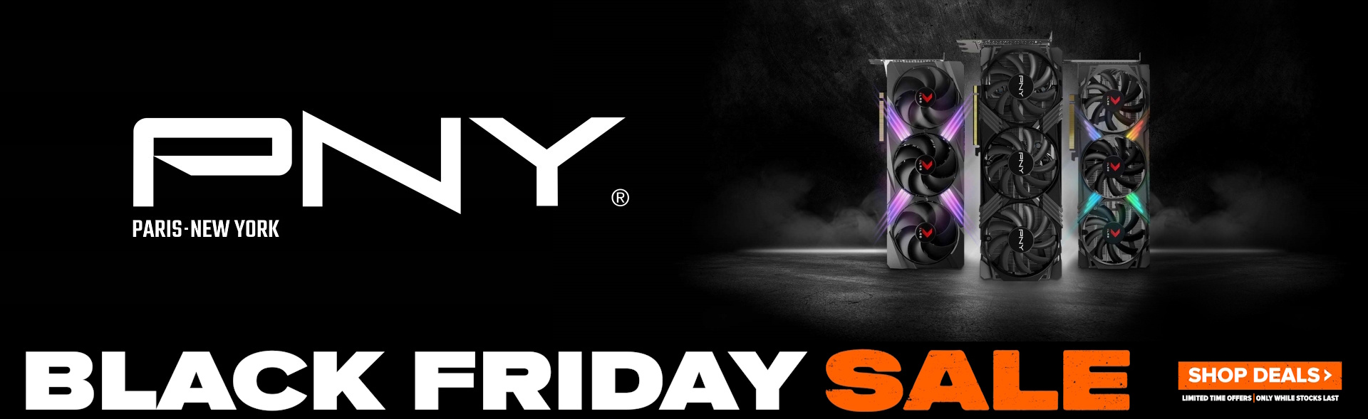 Picture of the Black Friday 2025 PNY Store at PB Tech