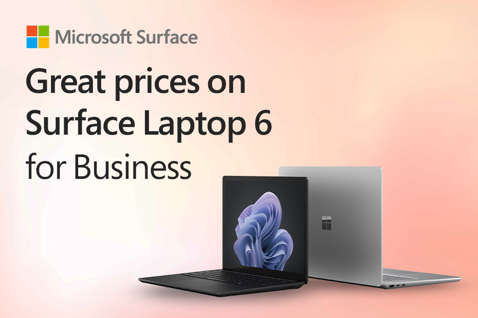 Great prices on Surface Laptop 6 for Business
