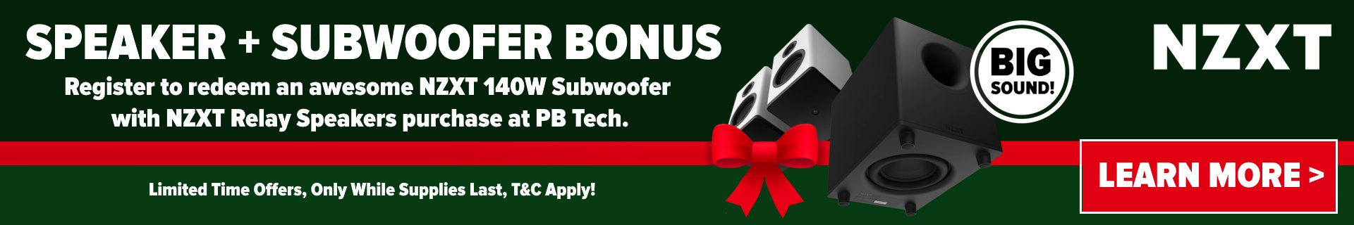 Picture of NZXT Speaker + Subwoofer BONUS promotion at PB Tech