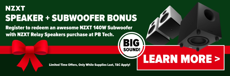 Picture of NZXT Speaker + Subwoofer BONUS promotion at PB Tech