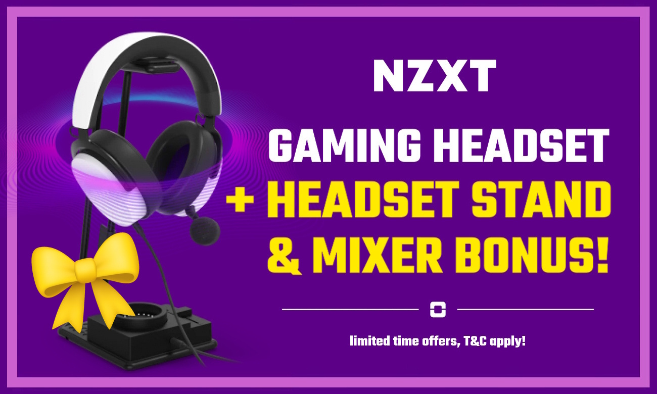 Picture of NZXT Gaming Headset + SwitchMix Gaming Headset BONUS at PB Tech