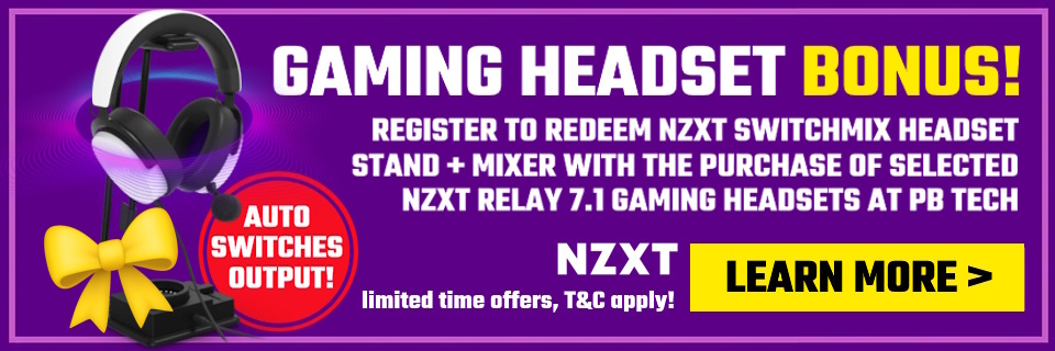 Picture of NZXT Headset + SwitchMix Headset Stand & Mixer BONUS at PB Tech!