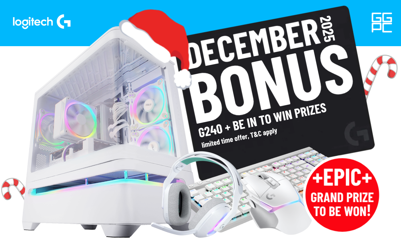 Picture of GGPC December Logitech G Gaming PC Bonus + Prize Event at PB Tech