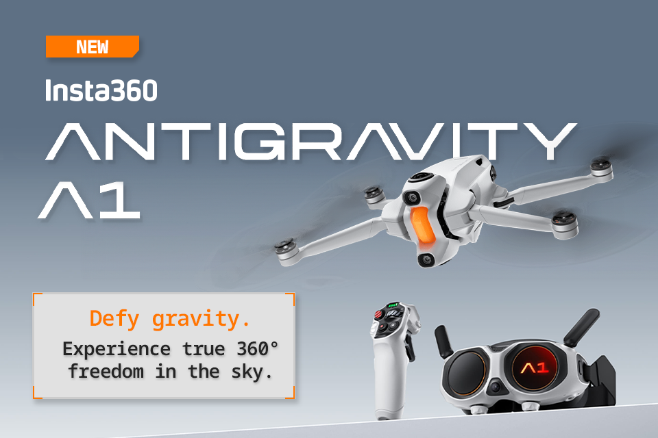 All new Insta360 Antigravity A1 Drone