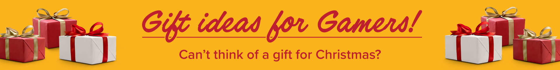 Gift ideas for Gamers! Can't think of a gift for Christmas?