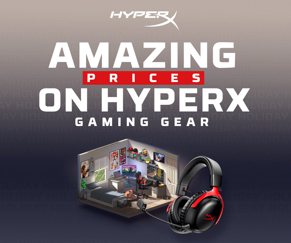 Level up your set up this Christmas with HyperX