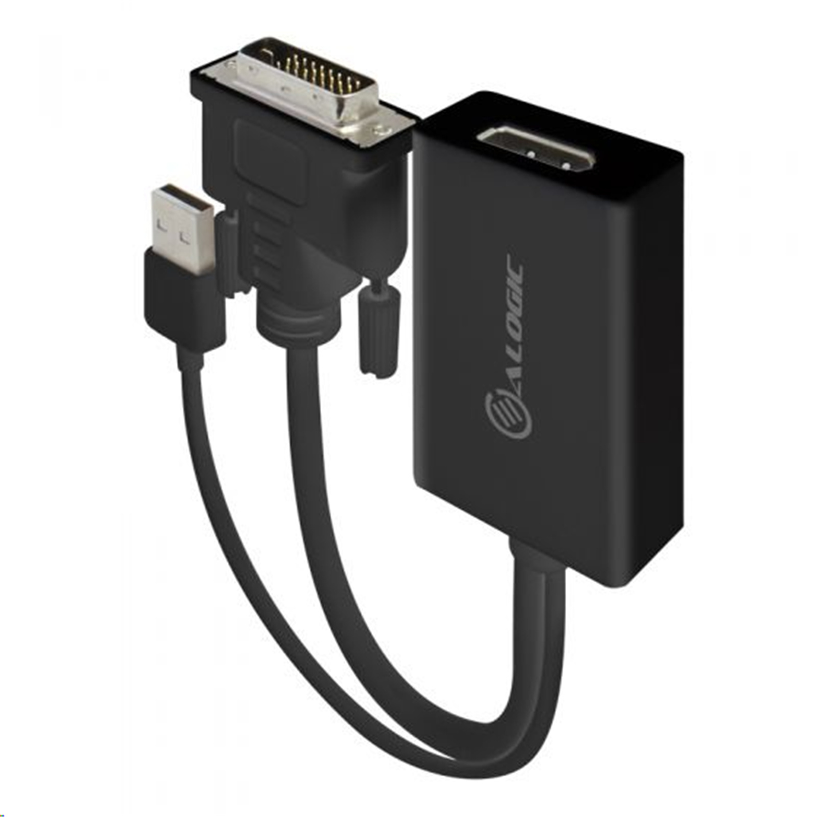 Buy the Alogic DVDPUACTV Adapter DVI to DisplayPort Converter with USB
