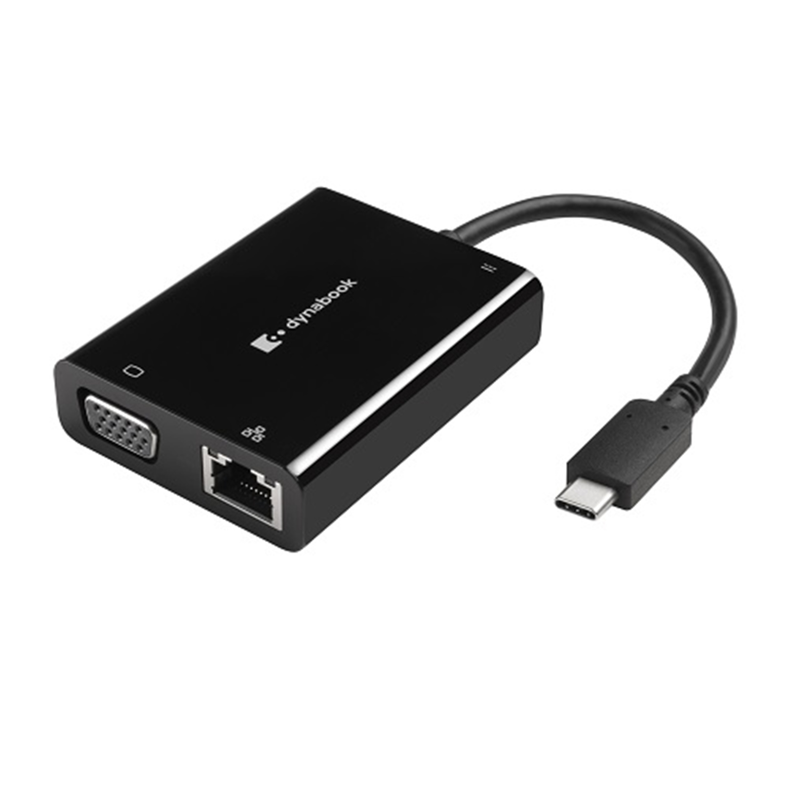 Buy the Dynabook PS0133UA1PRP Dynabook USBC to VGA/LAN Adapter ( PS0133UA1PRP ) online PBTech