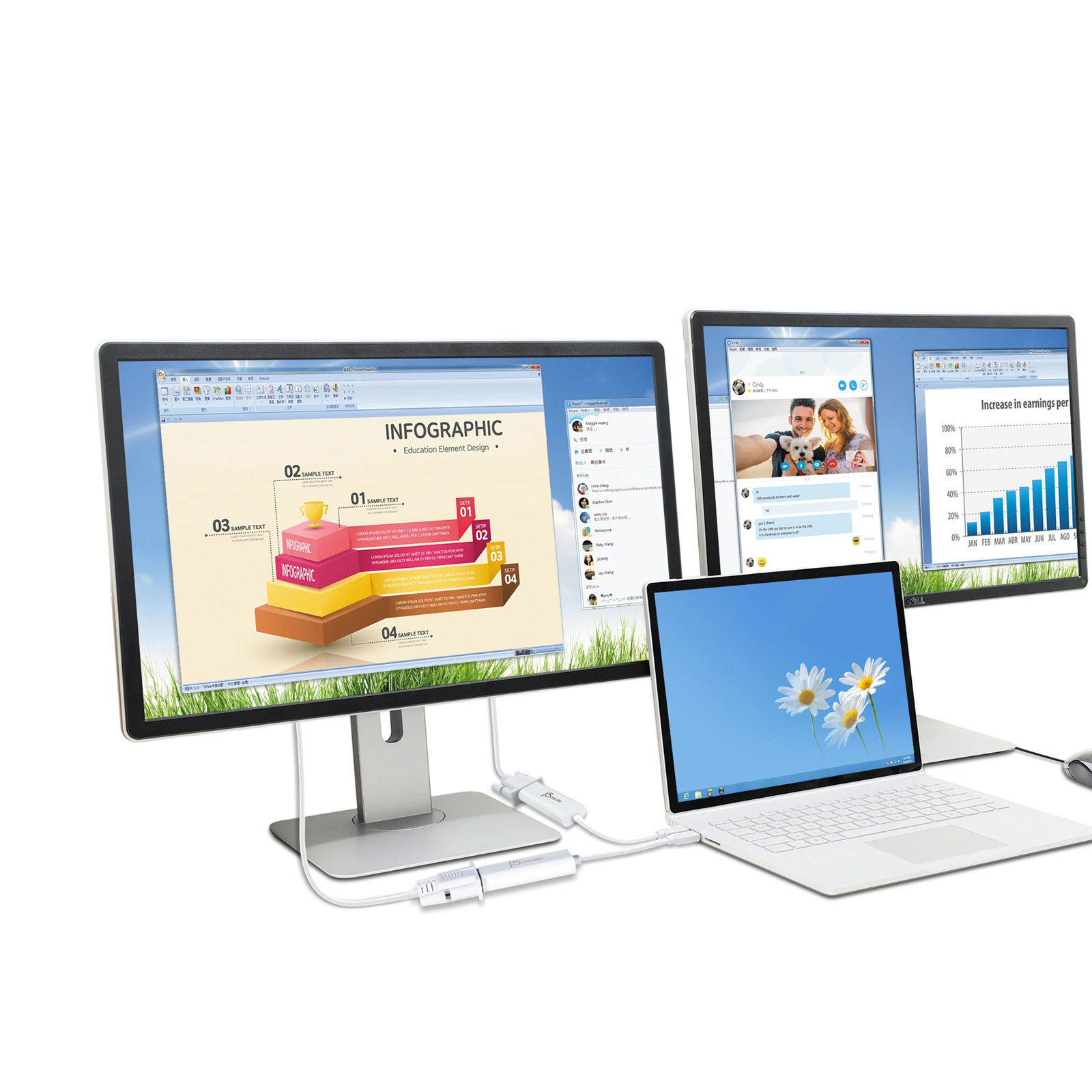 Buy the J5create USB 3.0 to VGA Display Adapter, Resolution up to 2048