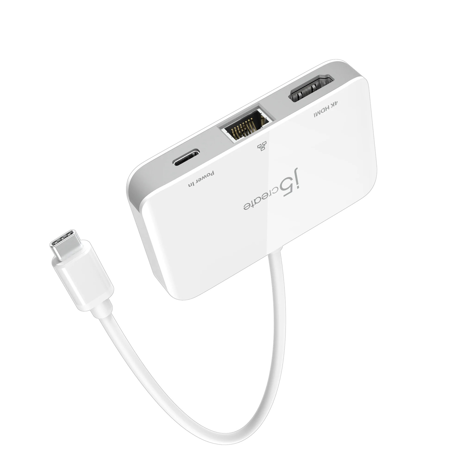 Buy the J5create USB-C 100W PD3.0 4K HDMI and Gigabit Ethernet Adapter ...