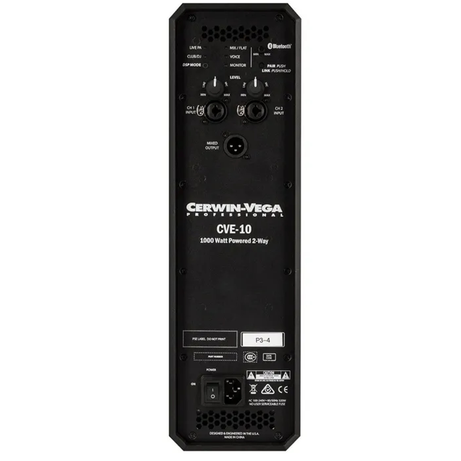 Cerwin-Vega CVE-10-NA  CVE Series Pro Audio 10" Powered 2-Way Full Range Speaker