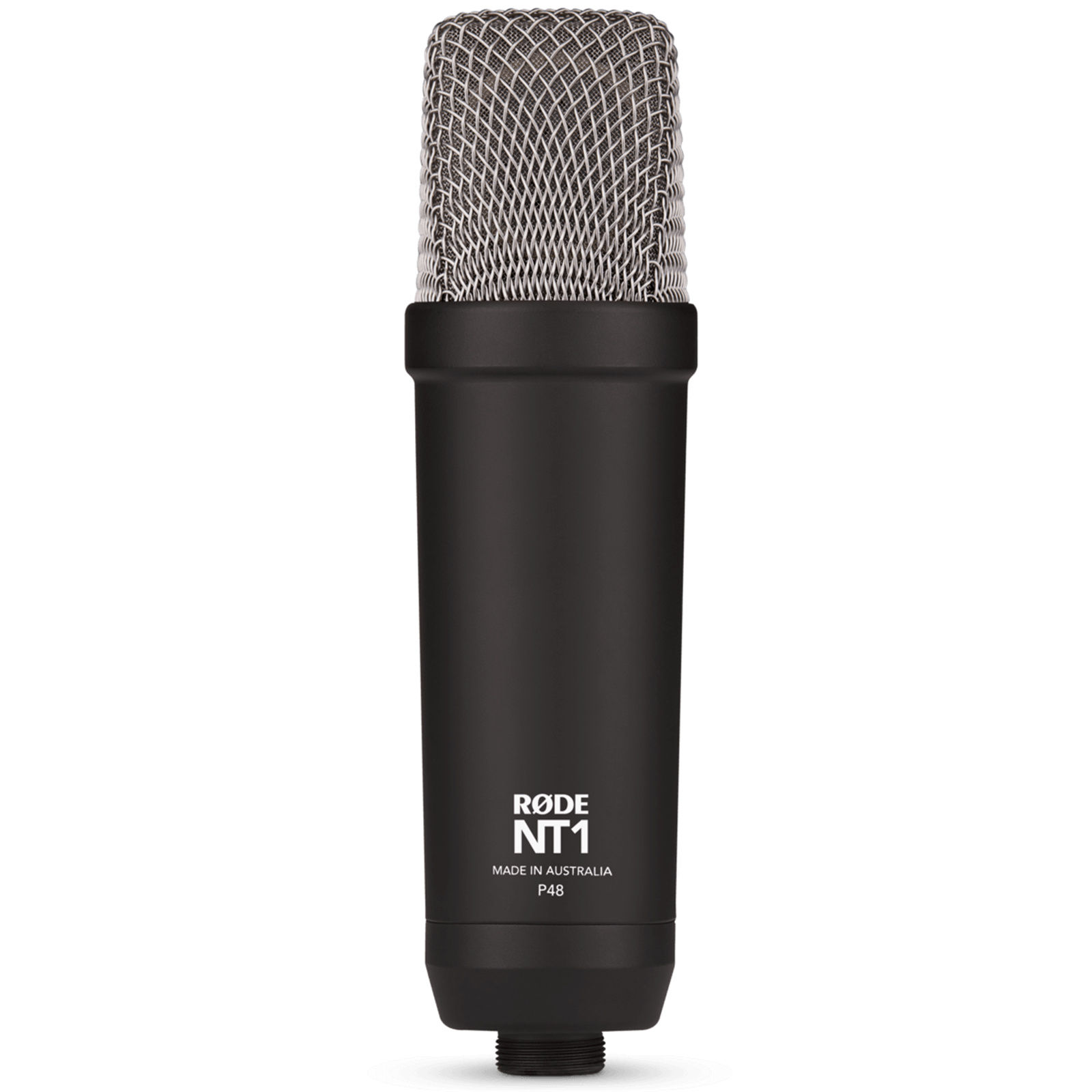 RODE NT1 Signature - Black - Large Diaphragm Cardioid Studio Condenser Microphone with Shock Mount Pop Filter & XLR Cable