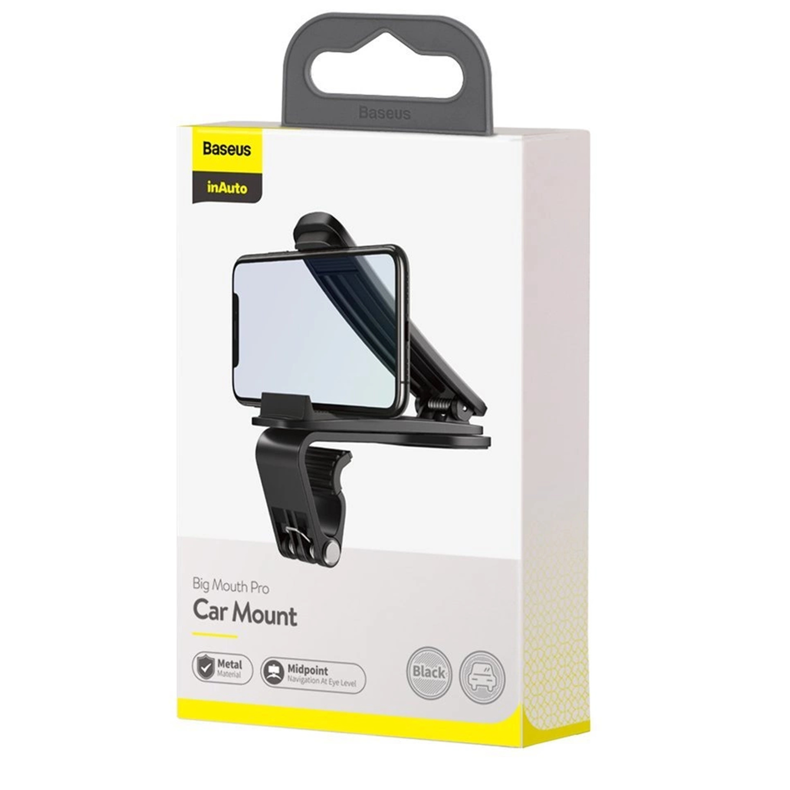 Baseus Baseus Big Mouth Pro Phone Car Mount Black