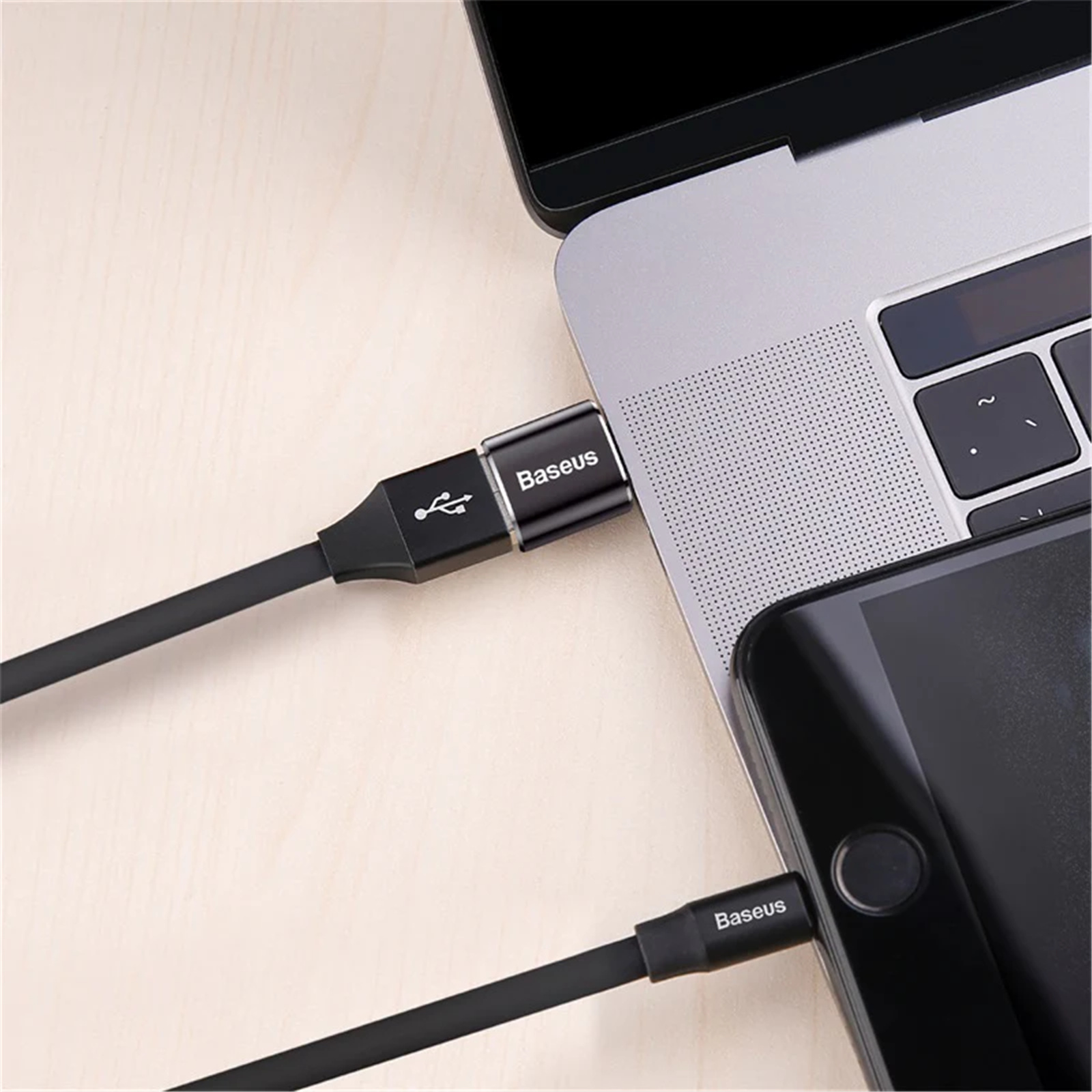 Buy the Baseus CATOTG-01 Mini USB female to Type-C male adapter ...