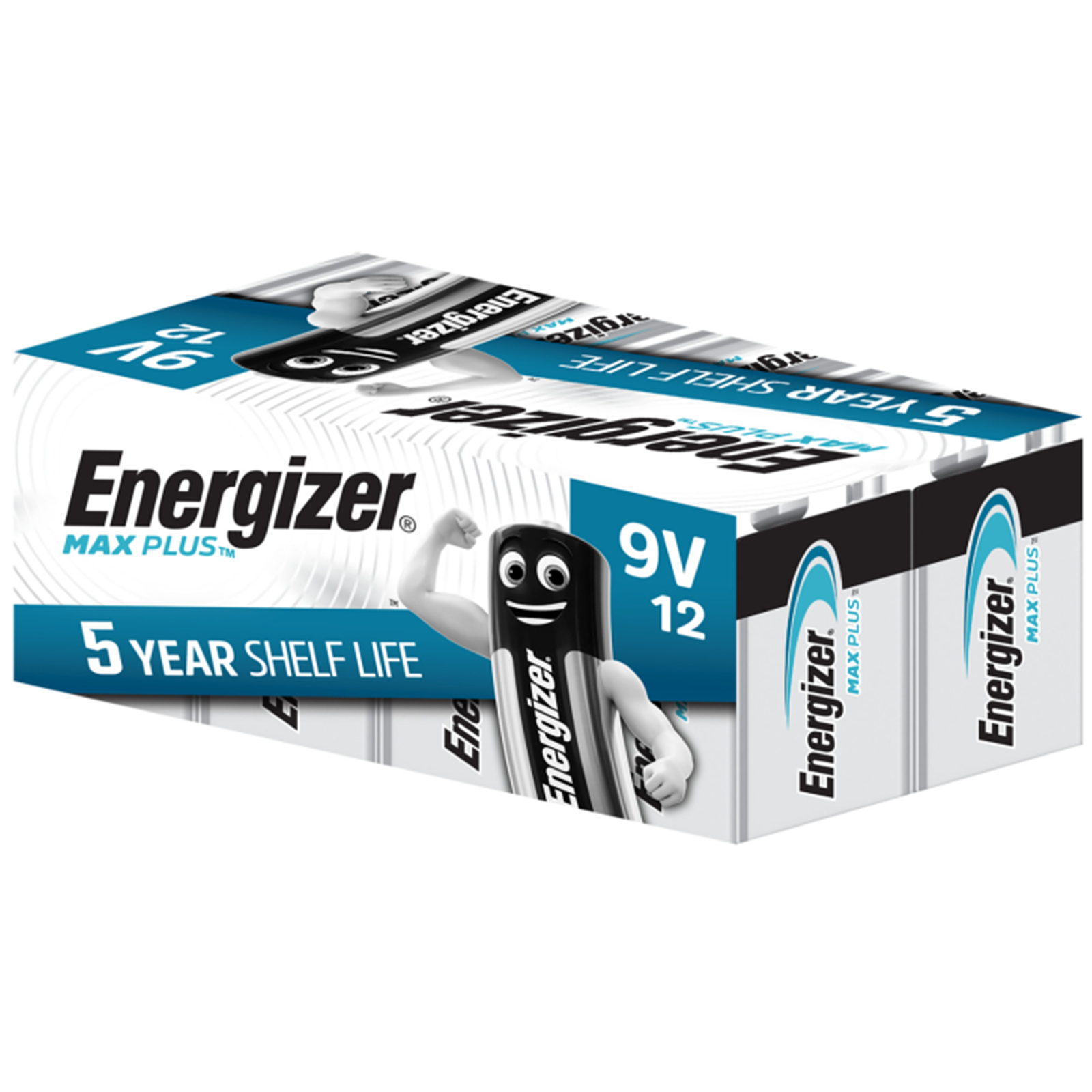 Buy the Energizer MAX PLUS 9V Batteries 12 Pack Ideal for Garage Door... ( X22DP12 ) online