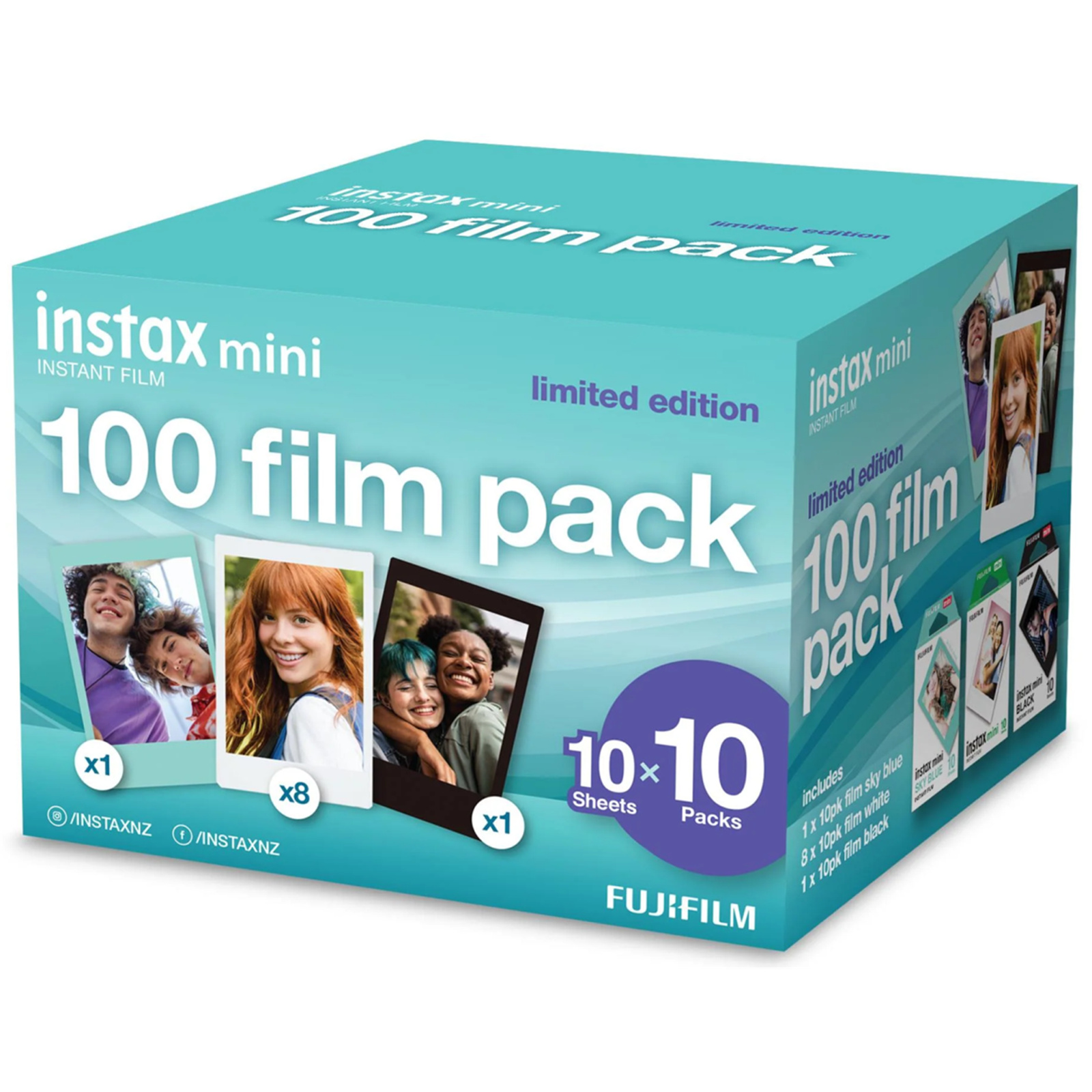 Fujifilm Mini Film Pack Polaroid Instax Mini Fuji Colour Film Tesco
