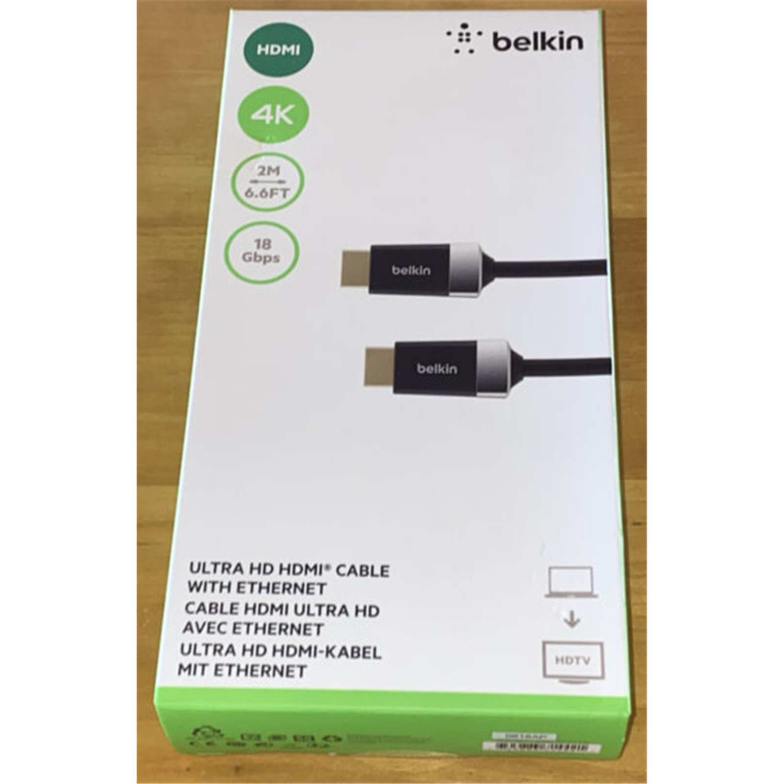 Buy the Belkin Advanced Series High Speed w/Ethernet HDMI Cable 4K ...