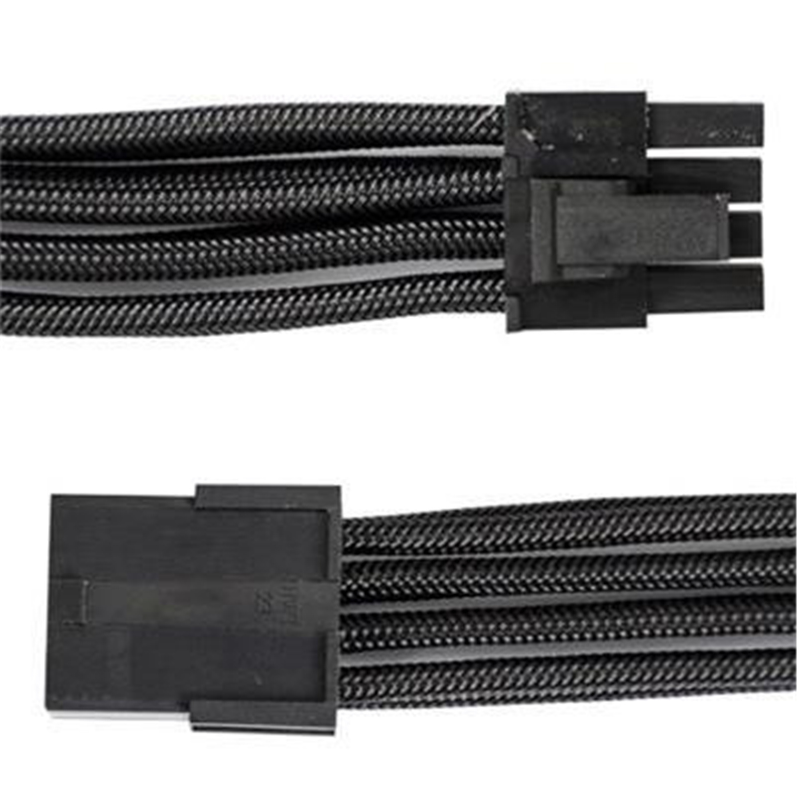 Buy the GGPC Gaming PC Braided Cable Kit Pack, (Black, 40cm) Includes 1
