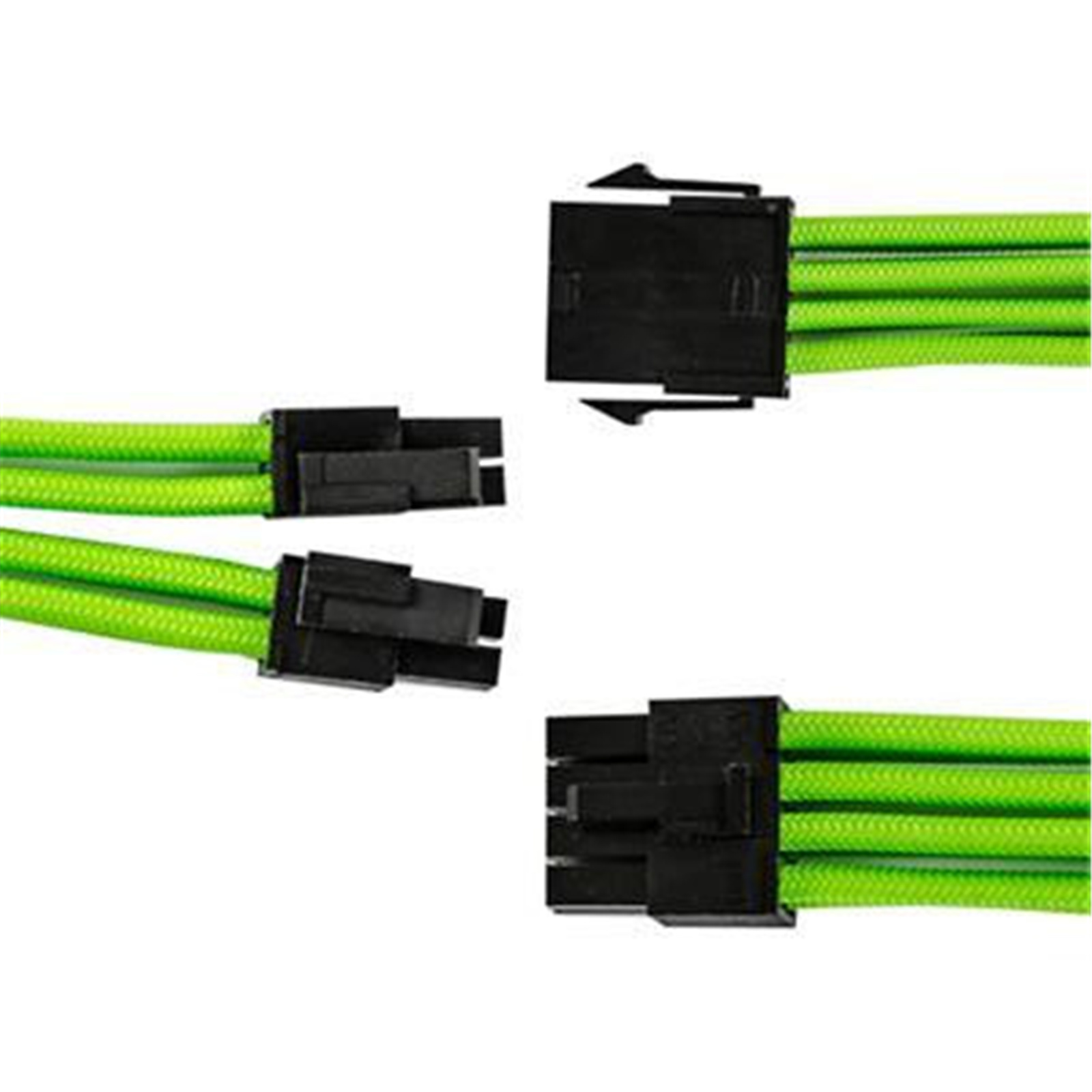 Buy the GGPC Gaming PC Braided Cable Kit Pack, (Green, 40cm) Includes