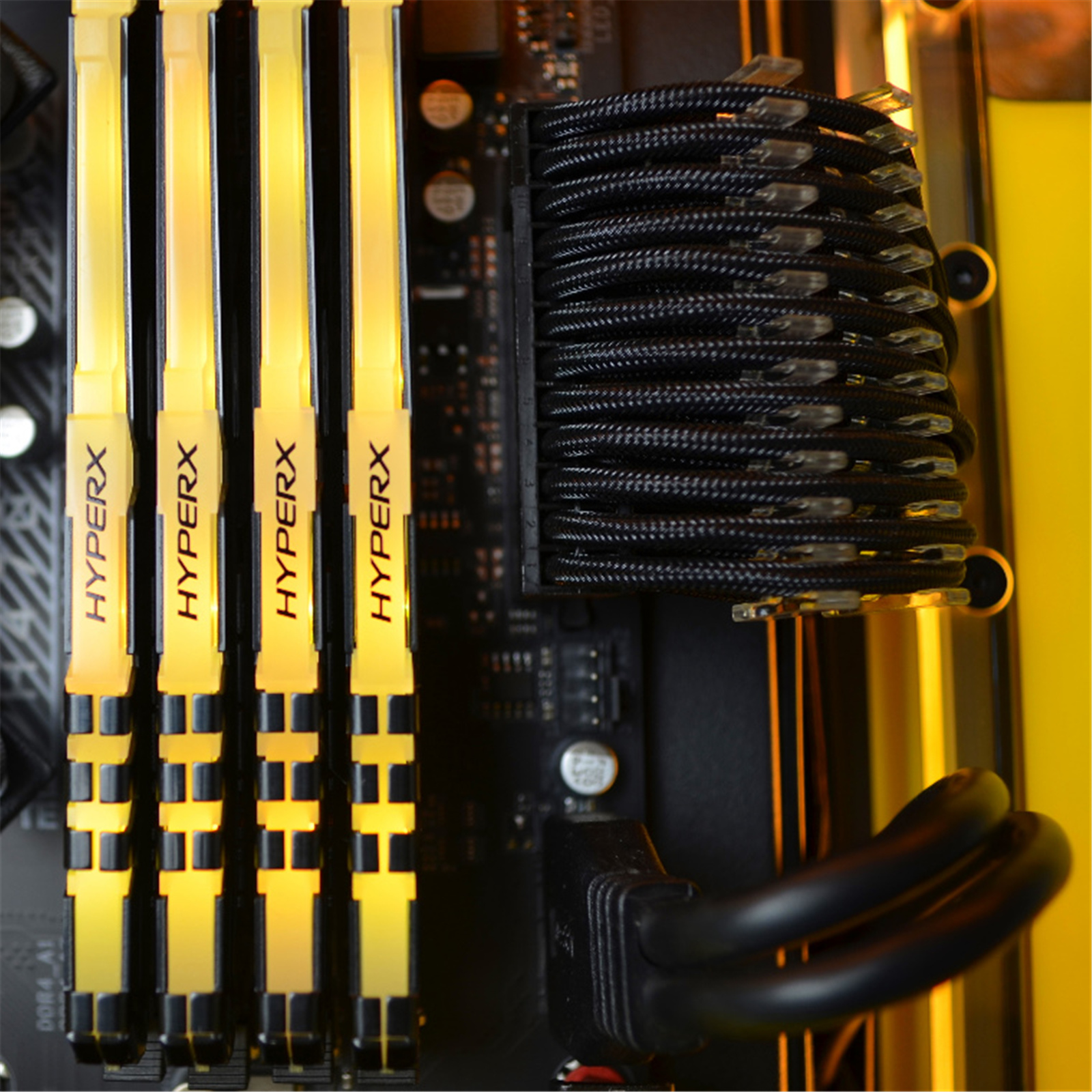 Buy the GGPC Gaming PC Braided Cable Kit Pack, (Black, 40cm), Set of 5