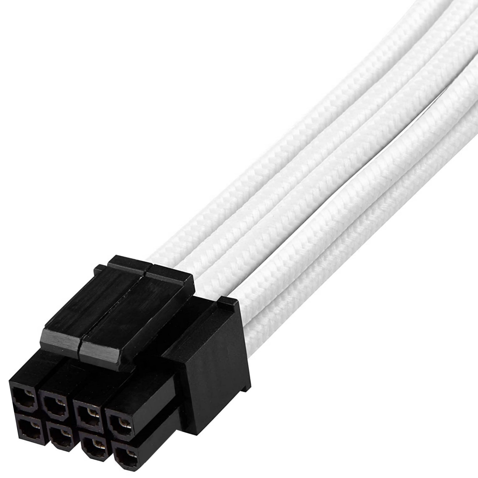 Buy the GGPC Gaming PC Braided Cable Kit Pack, (White, 40cm), Set of 5