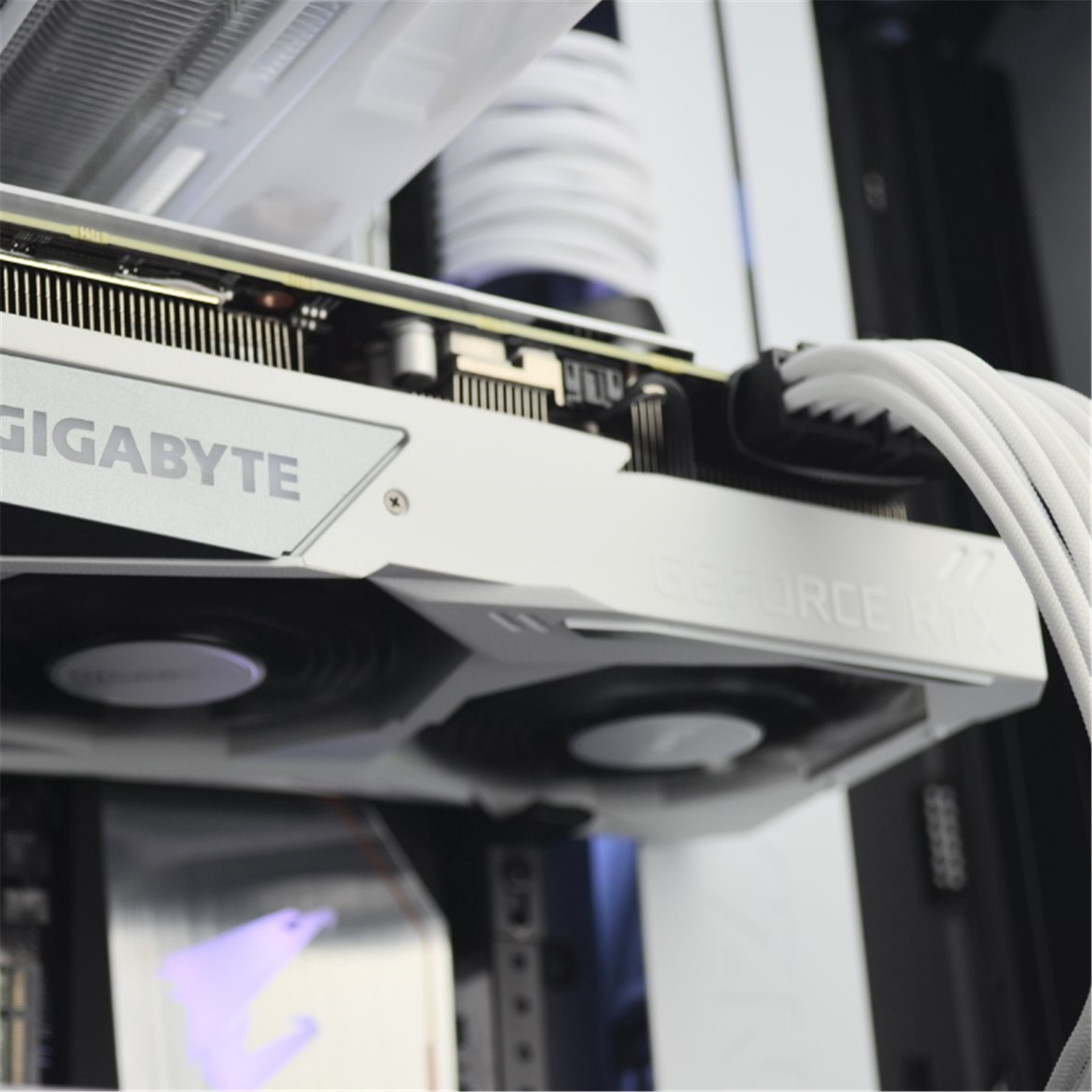 Buy the GGPC Gaming PC Braided Cable Kit Pack, (White, 40cm), Set of 5