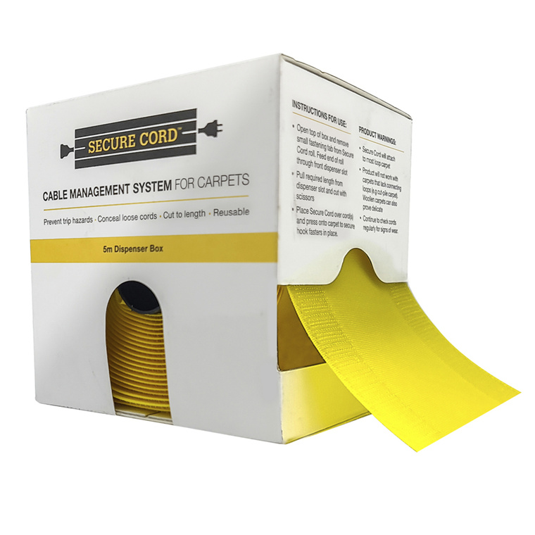 Buy the Secure Cord Cable Management Covers For Loop Pile Carpets