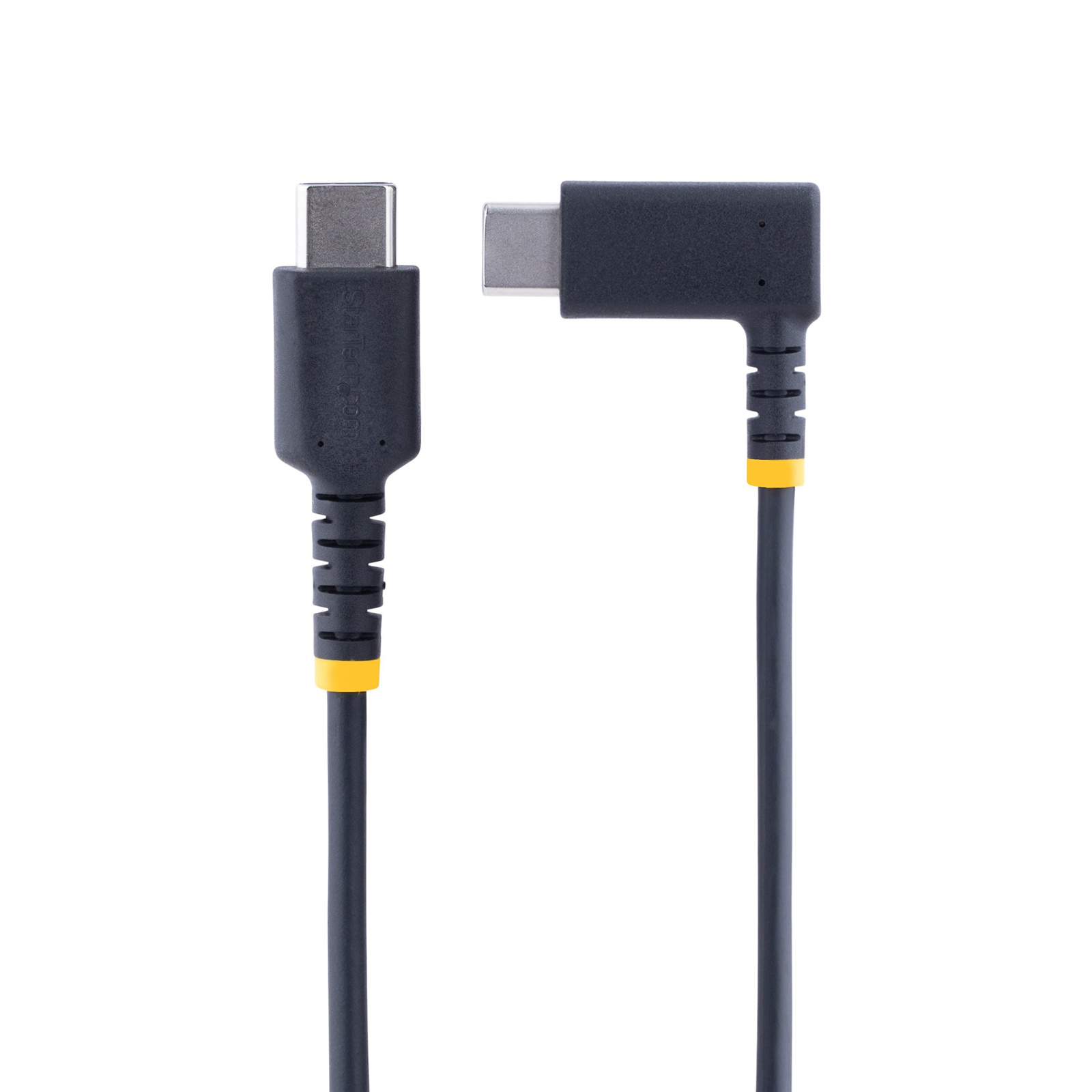Buy the StarTech R2CCR2MUSBCABLE 6ft USB C Charging Cable Angled 60W