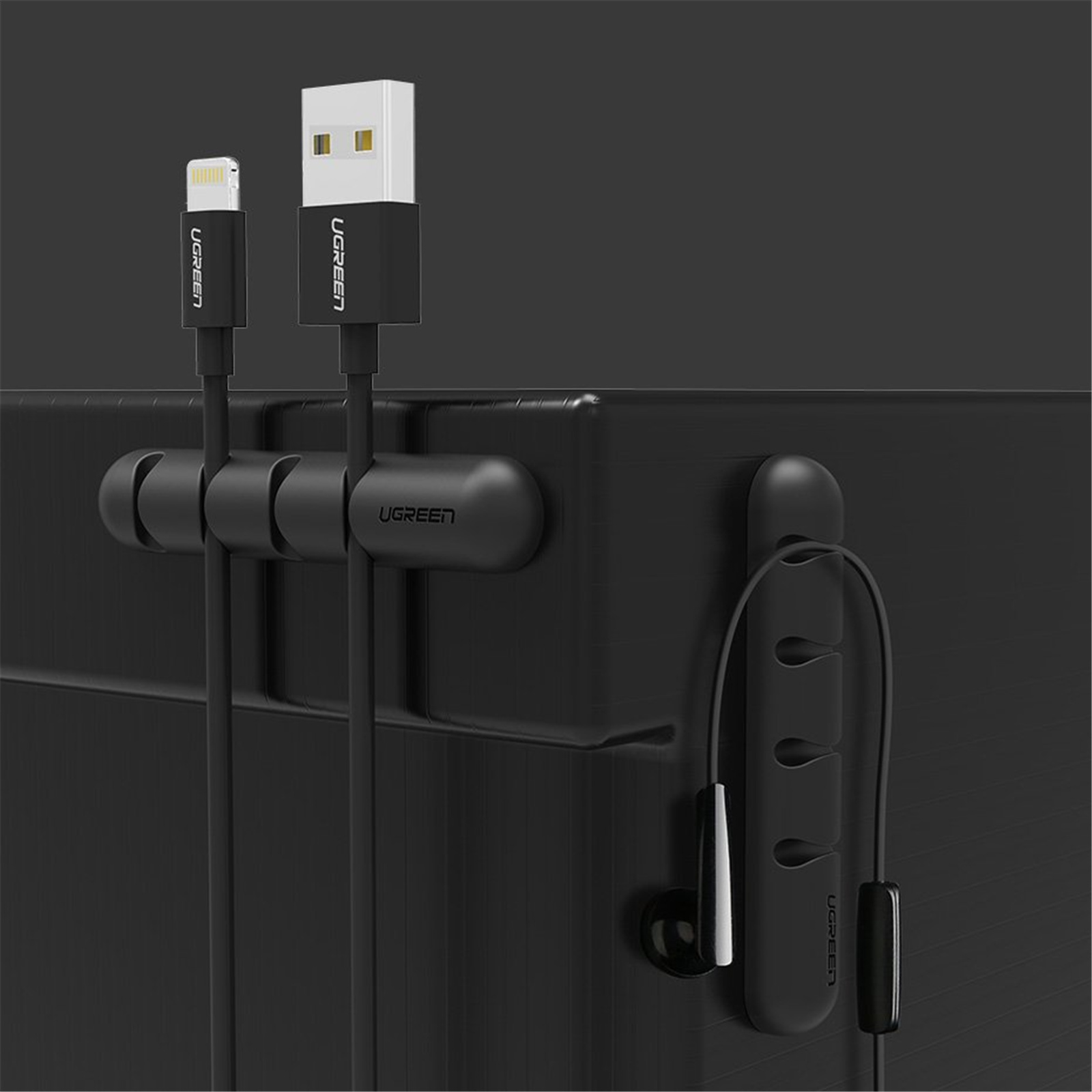 UGREEN Cable Clips - 7 Slots Desktop Organiser