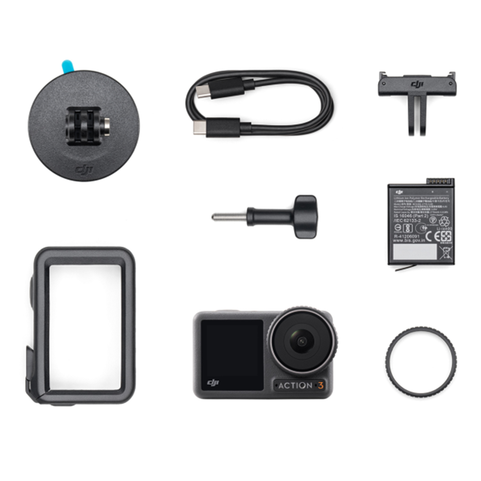 Buy the DJI Action 3 Camera Standard Combo ( 6941565943743 ) online