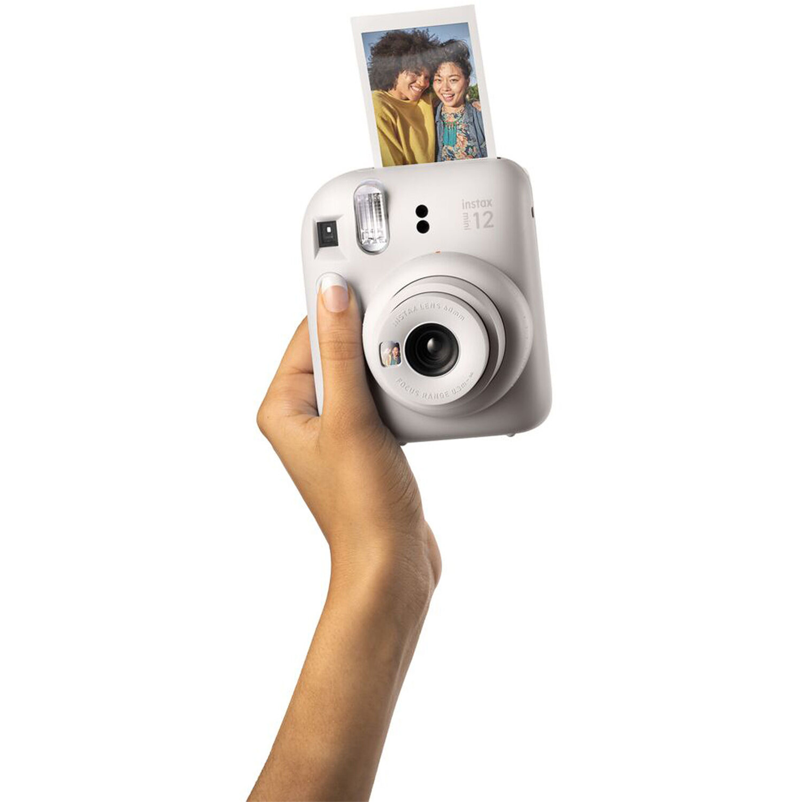 Fujifilm Instax Mini 12 Instant Camera - Clay White