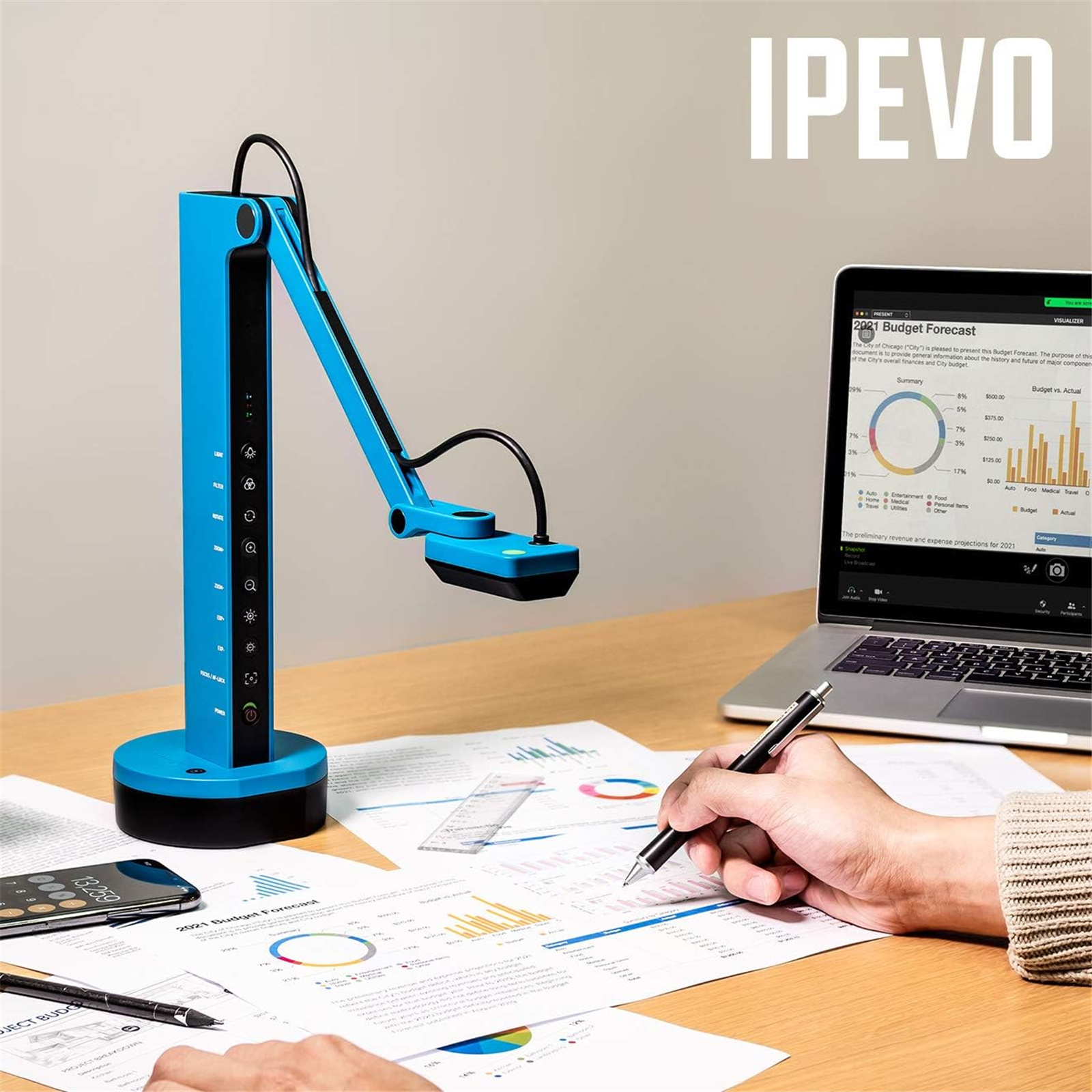 Buy the IPEVO VZX Wireless HDMI USB Document Camera ( 590240100