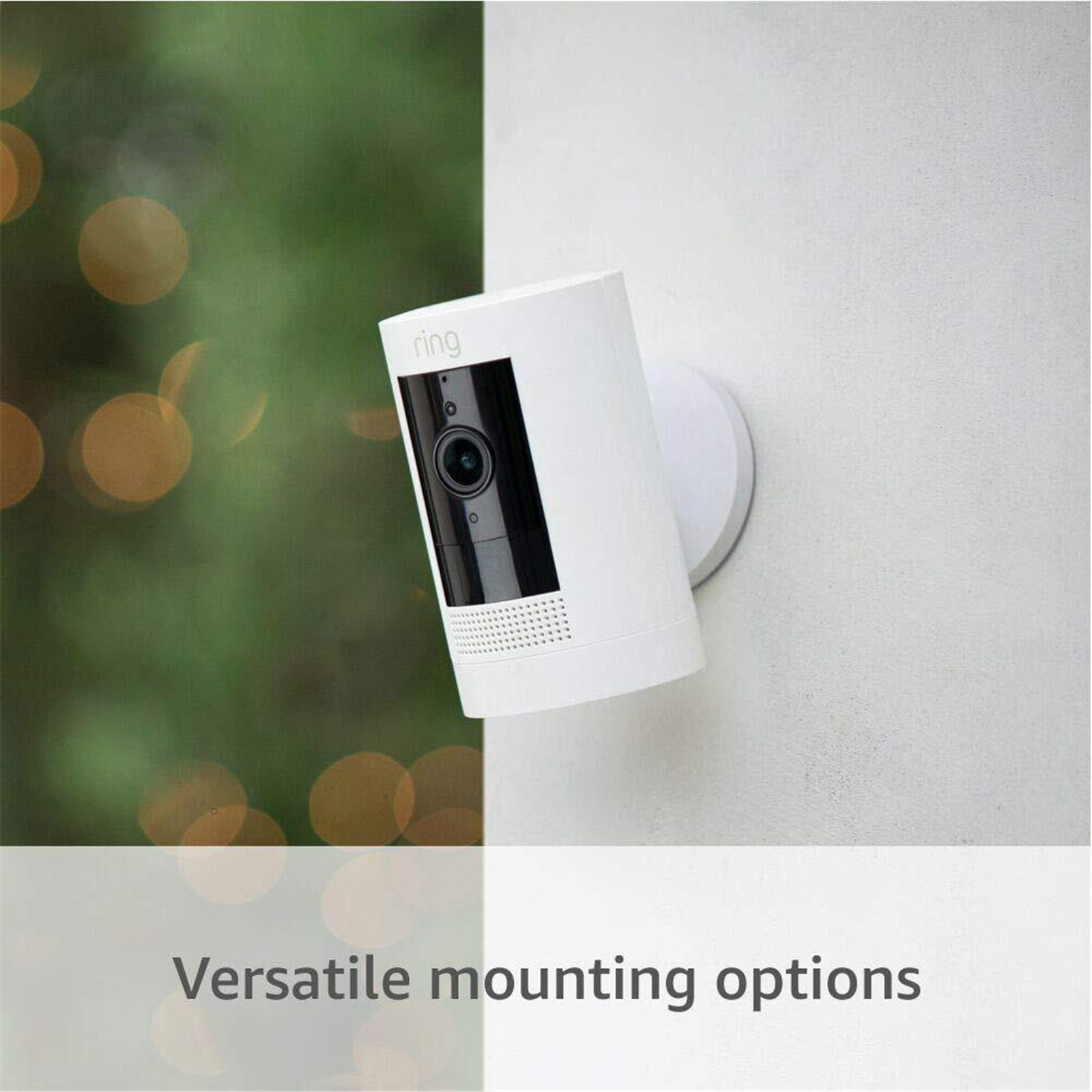 RING 2-Pack Outdoor Camera (Stick Up Cam) Battery White