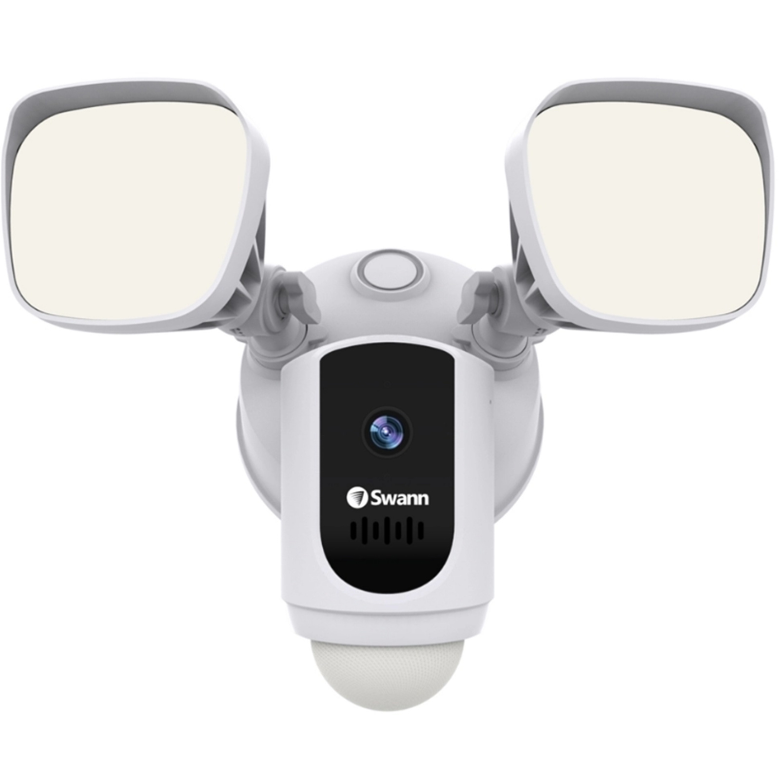Buy the Swann Floodlight Security Camera White, 1080p, 2.4GHz WiFi, 75dB... ( SWIFIFLOCAMW