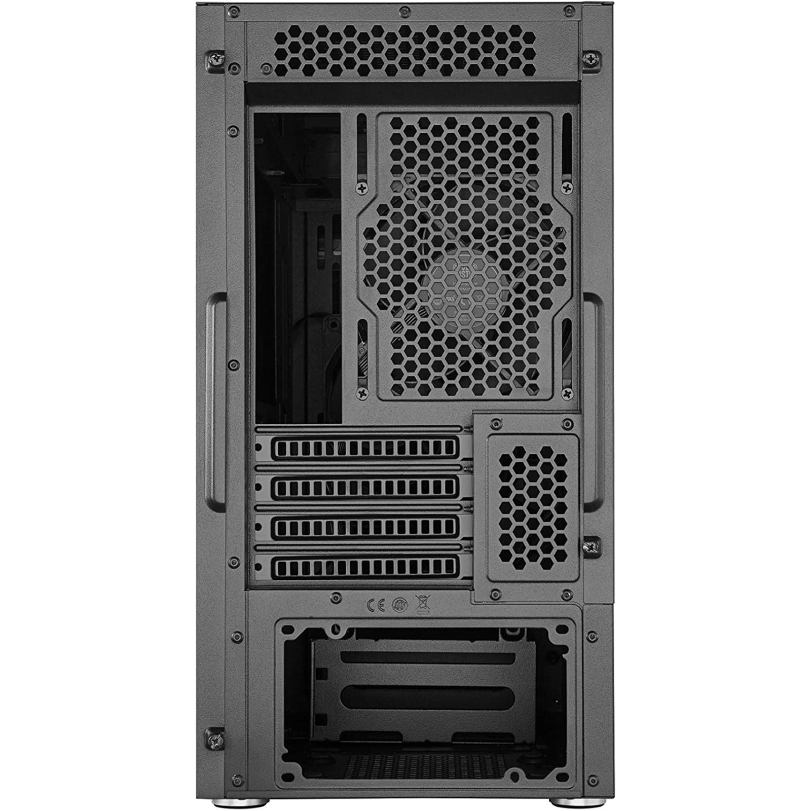 Cooler Master Boîtier Silencio S400 MATX En Matériaux Absorbant Le Son, Panneau Avant Réversible, Lecteur De Carte SD Et 2x Ventilateurs FP PWM De 120mm Silencio