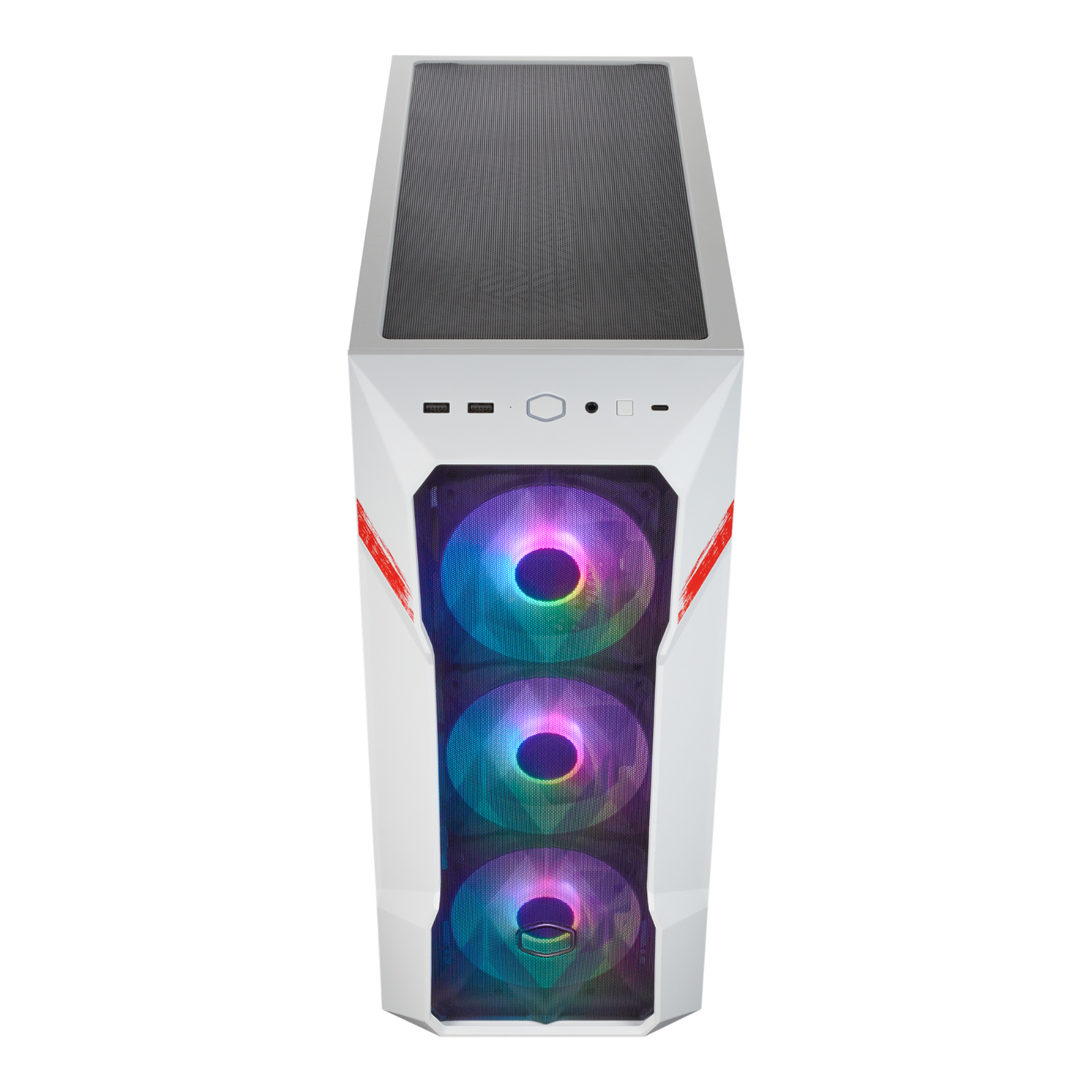 Cooler Master MasterBox TD500 V2 SF6 RYU Edition ATX MidTower Gaming Case 4X 120mm ARGB Fans CPU Cooler Support Upto 165mm, GPU Support Upto 410mm, 7x PCI Slot, 360mm Radiator Supported, Front I/O: 2x USB, 1x Type C, HD Audio