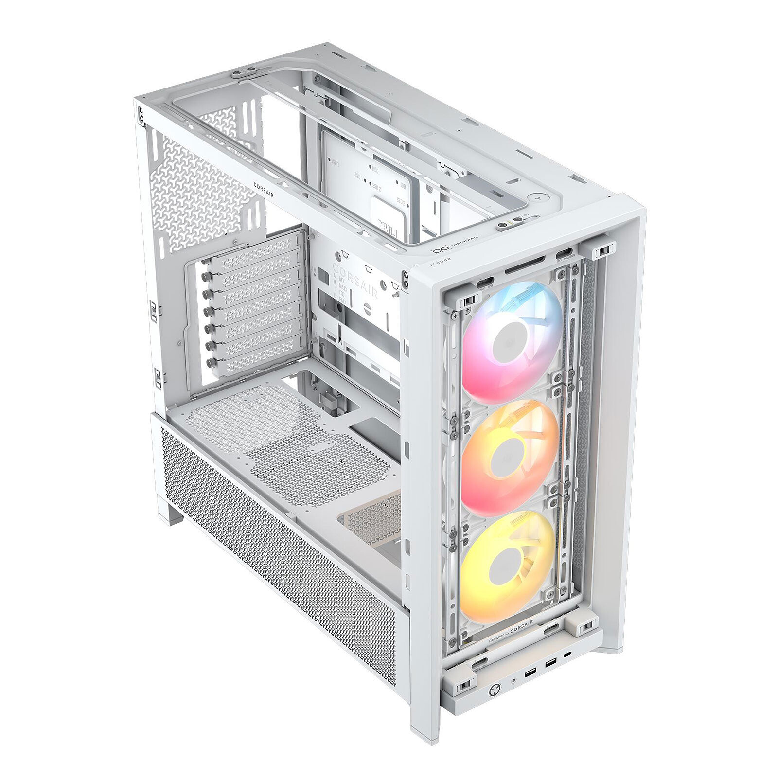 Buy the Corsair FRAME 4000D RS ARGB White ATX MidTower Gaming Case