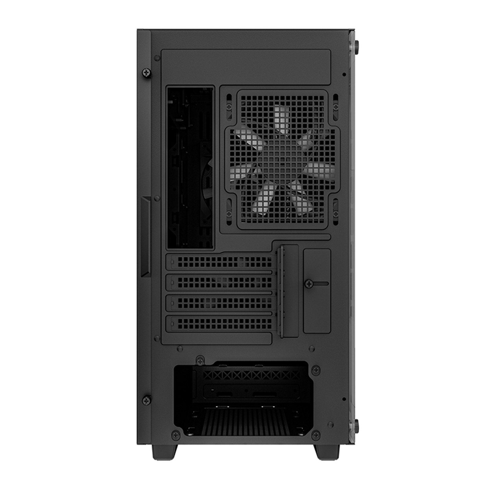 DEEPCOOL CC360 ARGB Black Mini Tower mATX Case Tempered Glass, 3x 120mm ARGB Fans Pre-Installed, CPU Cooler Support up to 165mm, GPU Support up to 320mm, 3x PCI Slot, 360mm Radiator Supported, Front I/O: 2x USB, HD Audio