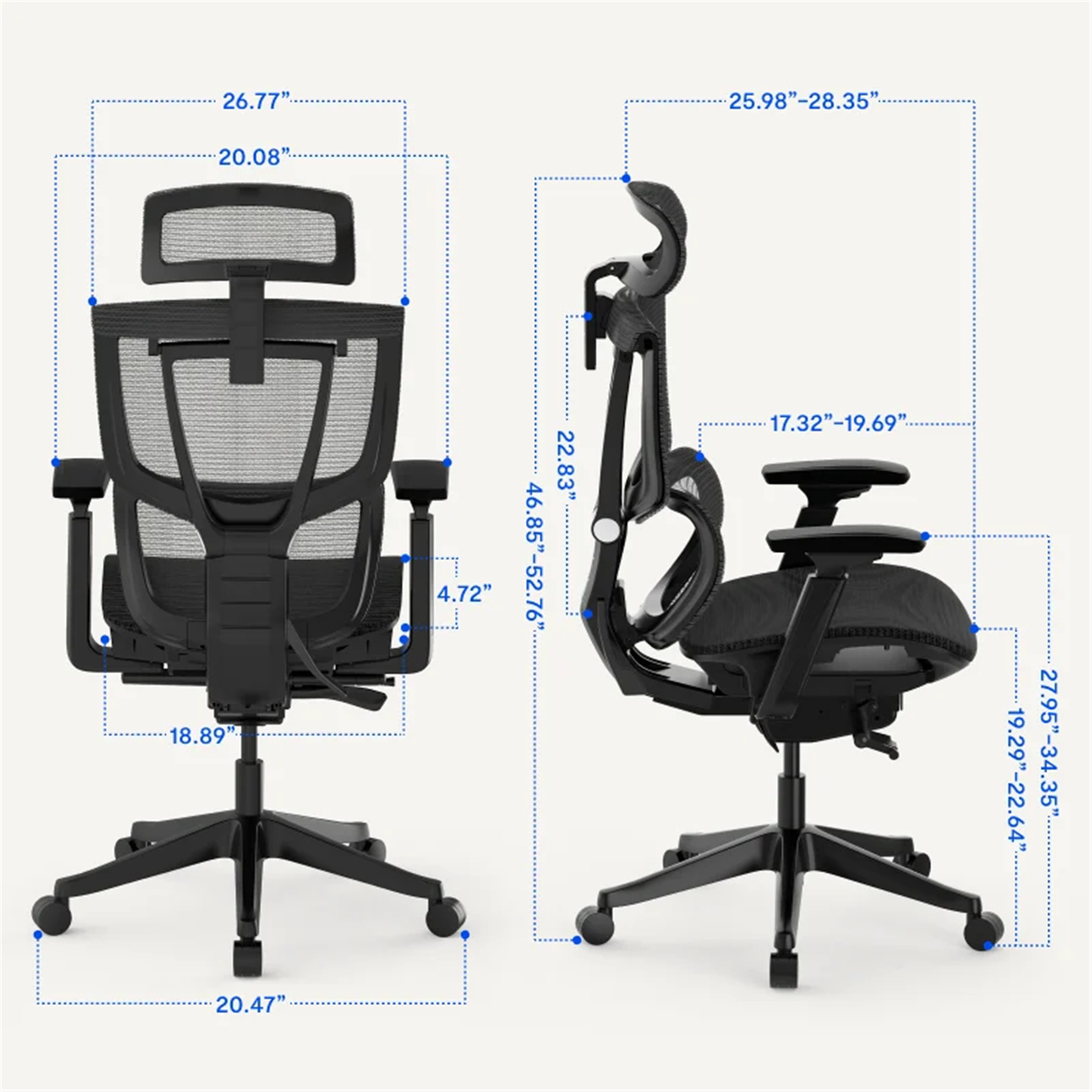 Buy the FlexiSpot C7 Pro Premium Ergonomic Office Chair Mesh Cushion