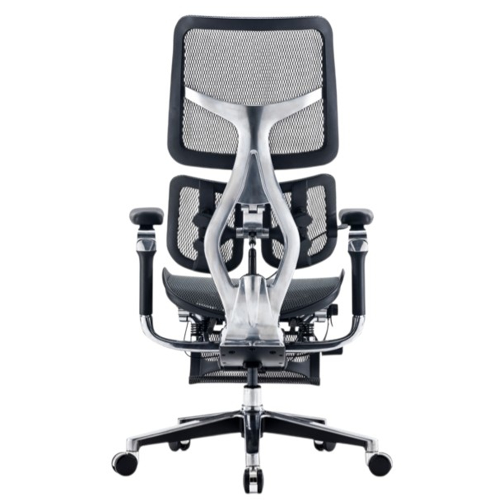 Sihoo Dora S300 Black Premium Ergonomic Office Chair With Footrest - 6D Dynamic Lumbar Support - Adjustable Seat Depth - Super Soft 6D Adjustable Armrests