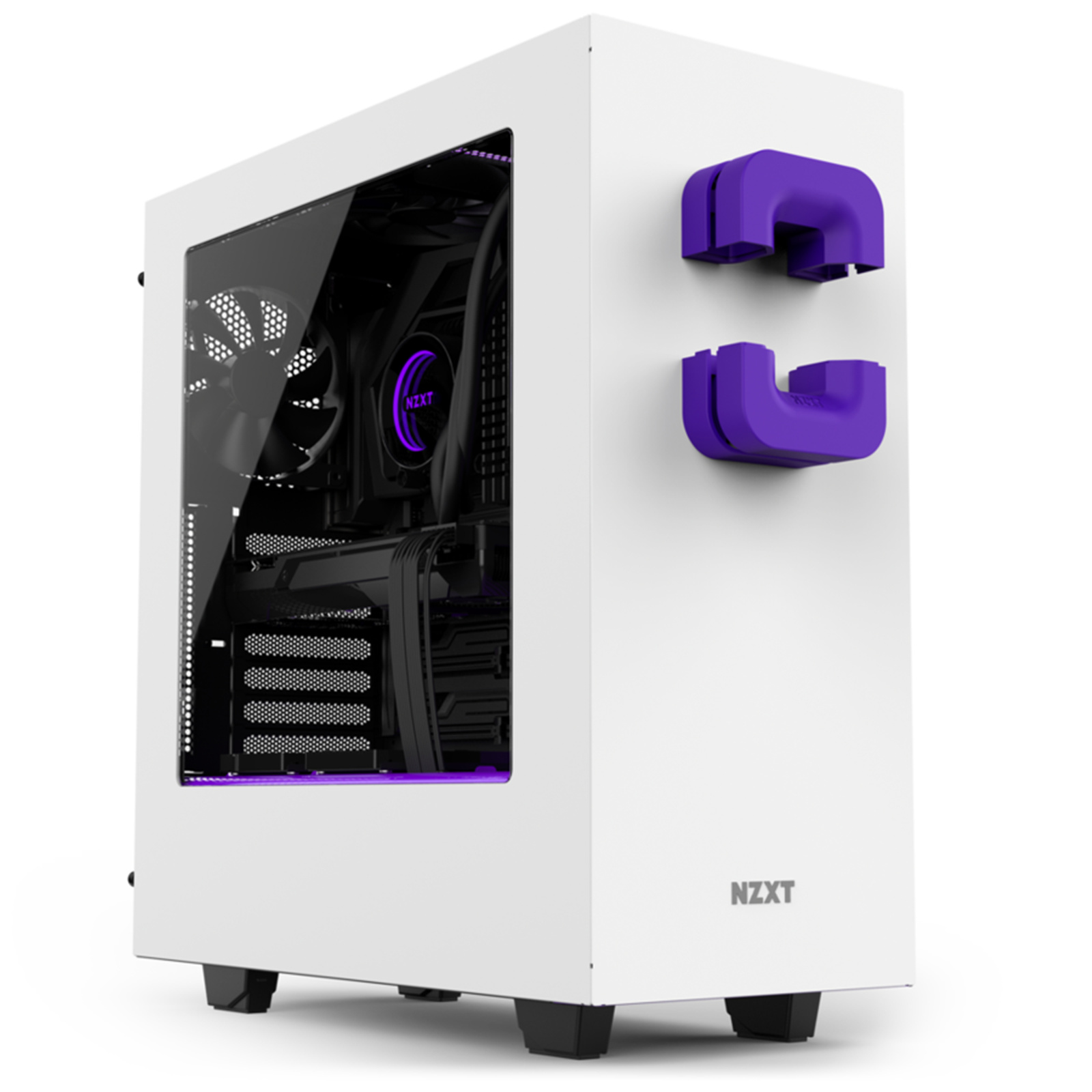 Buy the NZXT PUCK White Audio or VR Headset Mount ( BAPUCKR
