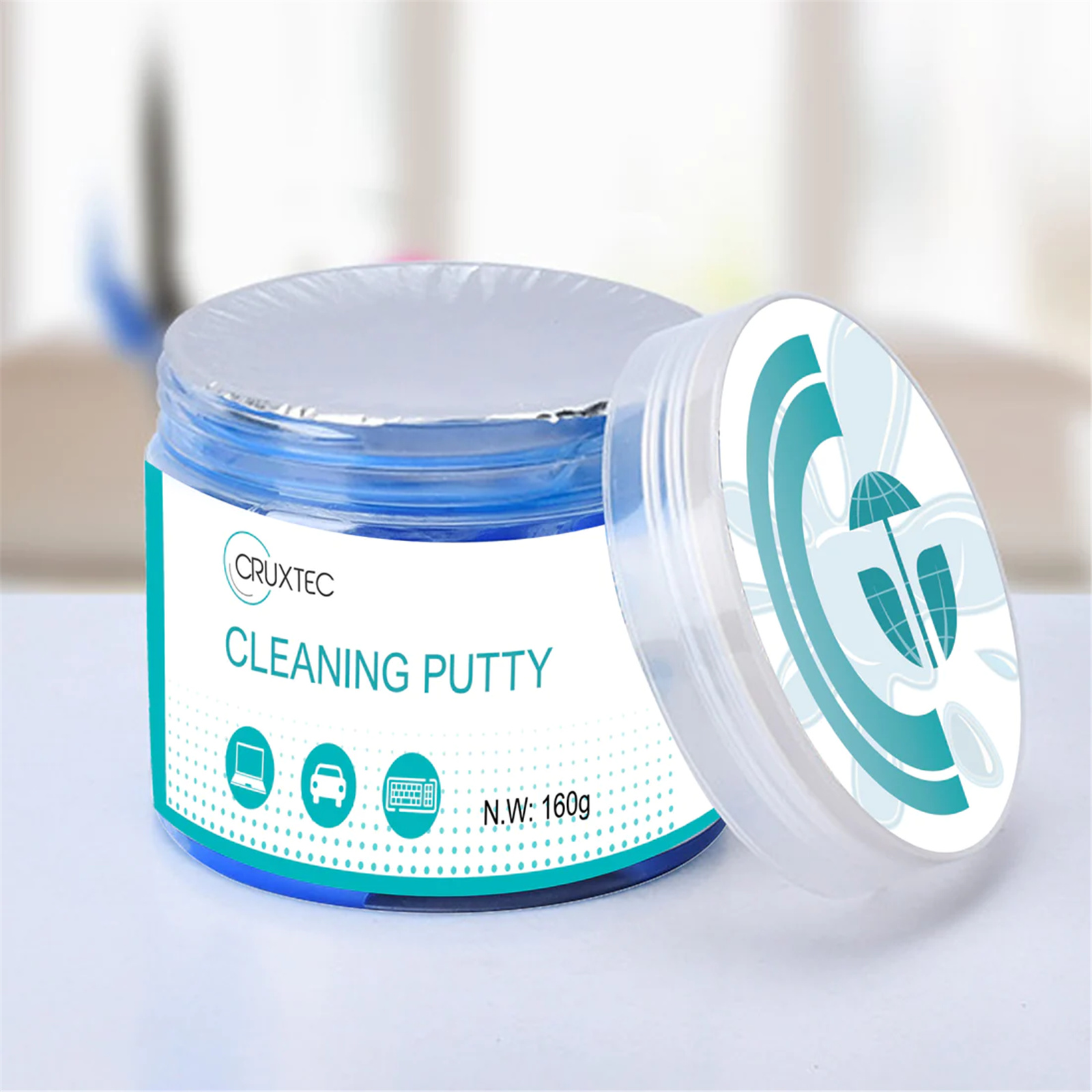 Cruxtec CMK01-BL Cleaning Putty 160g ideal for Laptops, mobile phones, computers, digital devices, cars