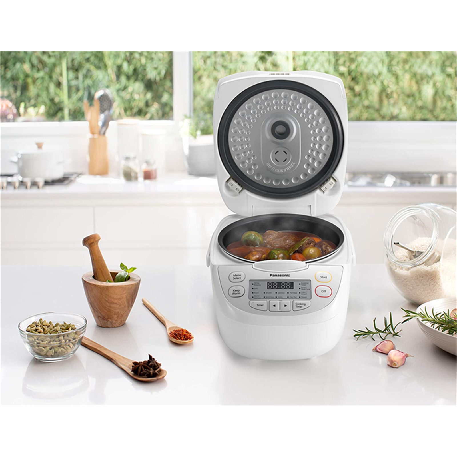 Buy the Panasonic SRCN108WST 5 Cup Rice Cooker 2.2mm 6layer Inner