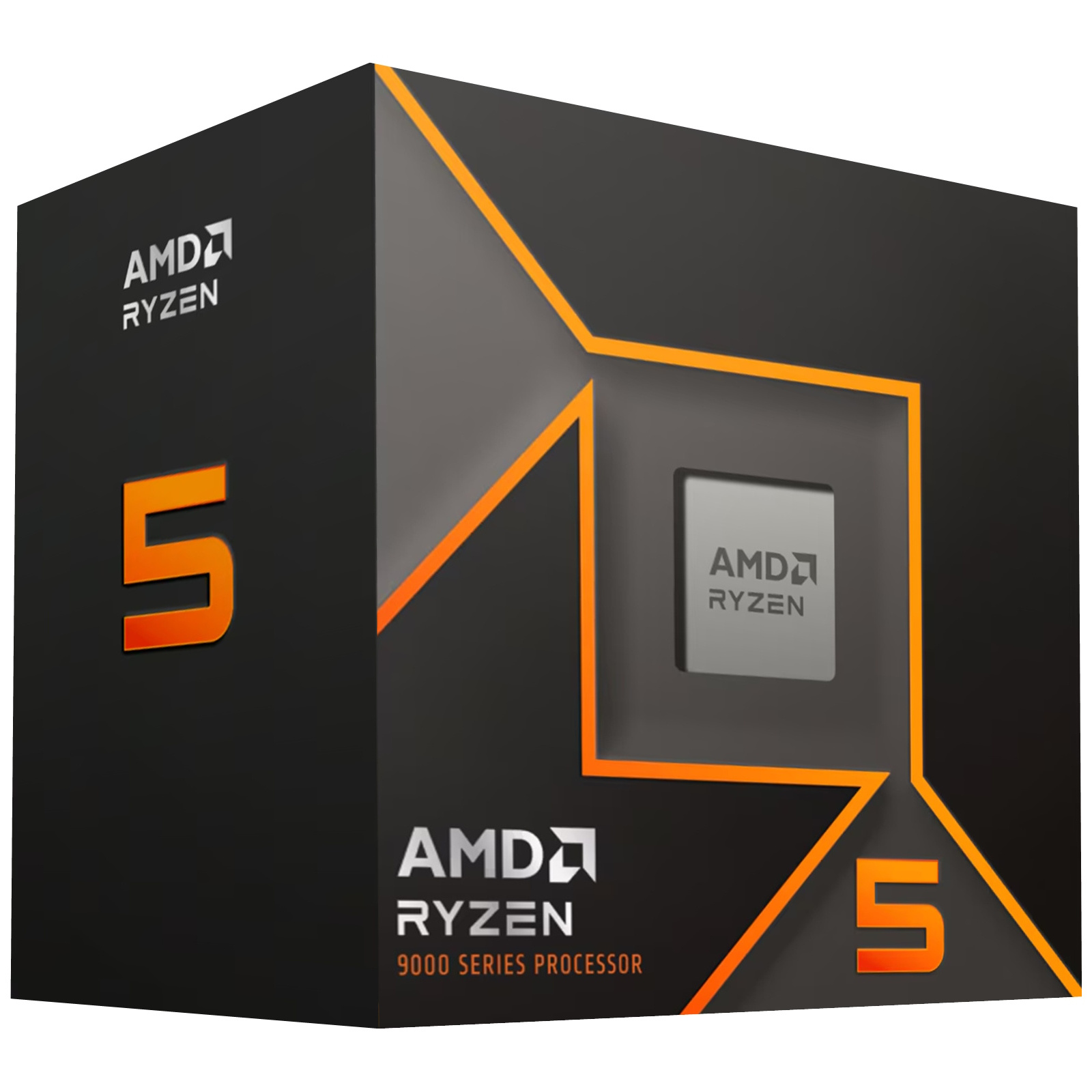 AMD Ryzen 5 9600 CPU 6 Core / 12 Thread - Max Boost 5.2GHz - 38MB Cache - AM5 Socket - 65W TDP - AMD Radeon Graphics - Wraith Stealth Cooler