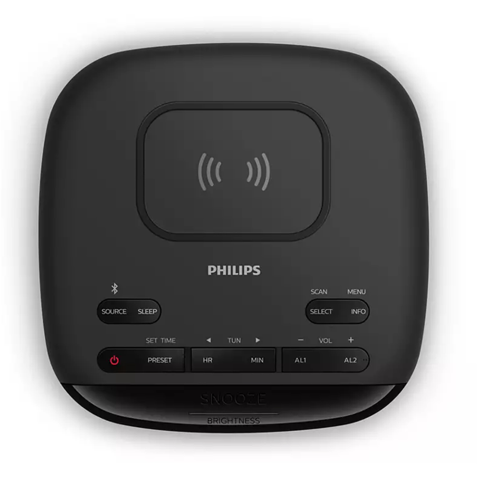 Buy the Philips TAR7705 BLUETOOTH CLOCK RADIO WITH QI CHARGING