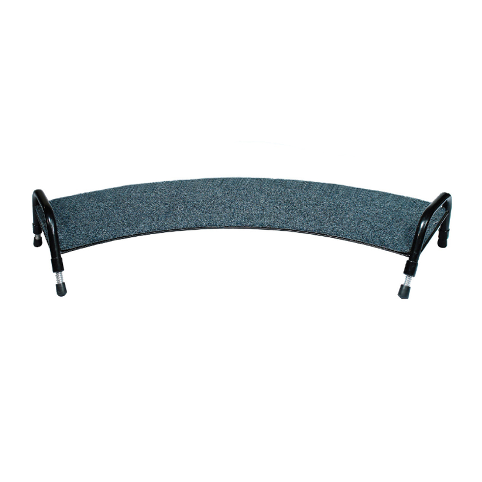 Buy the Fluteline Curve Footrest Silver Elite Frame With Black Carpet