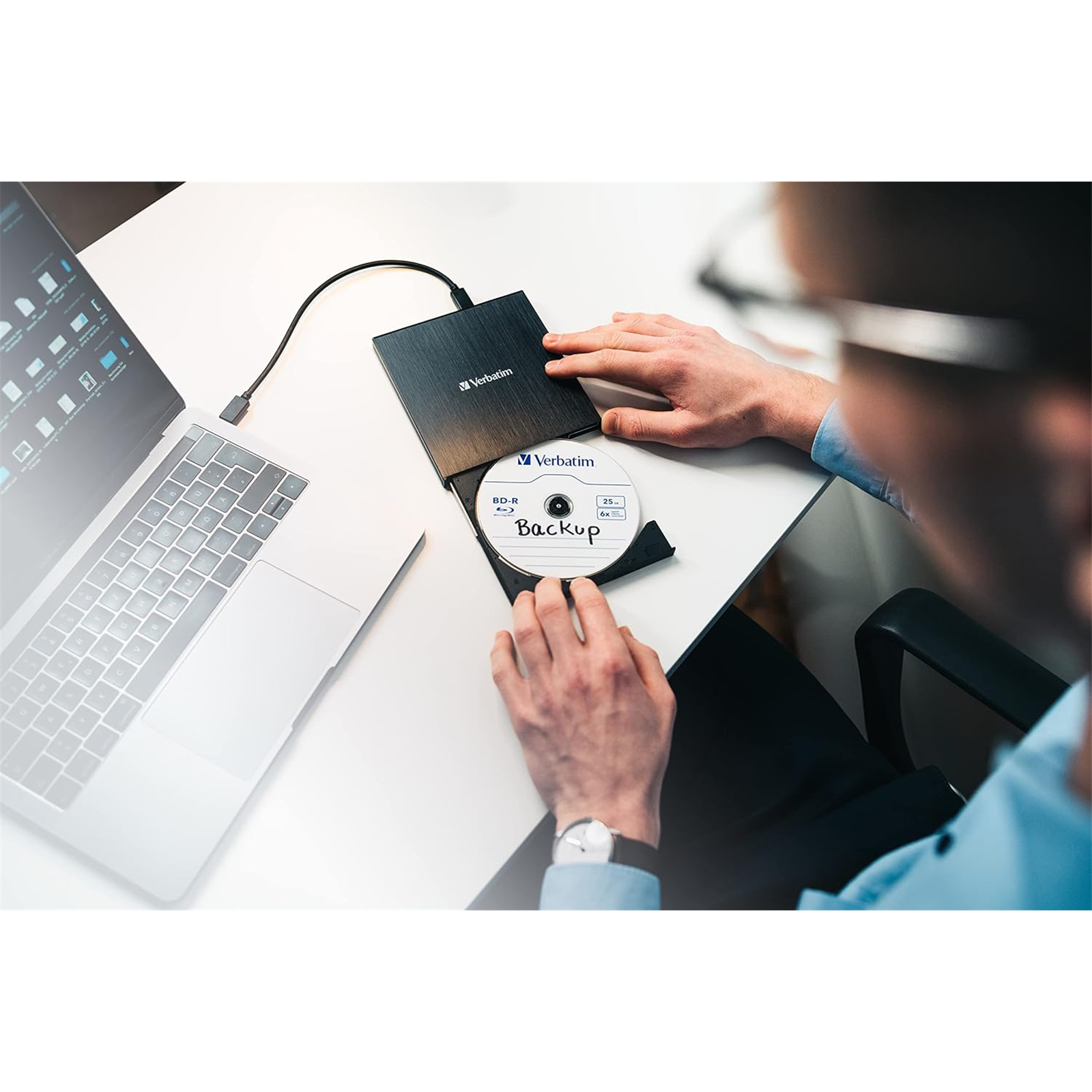 Buy the Verbatim 43888 External Slim Bluray Writer Ultra HD 4K Type C... ( 43888 ) online