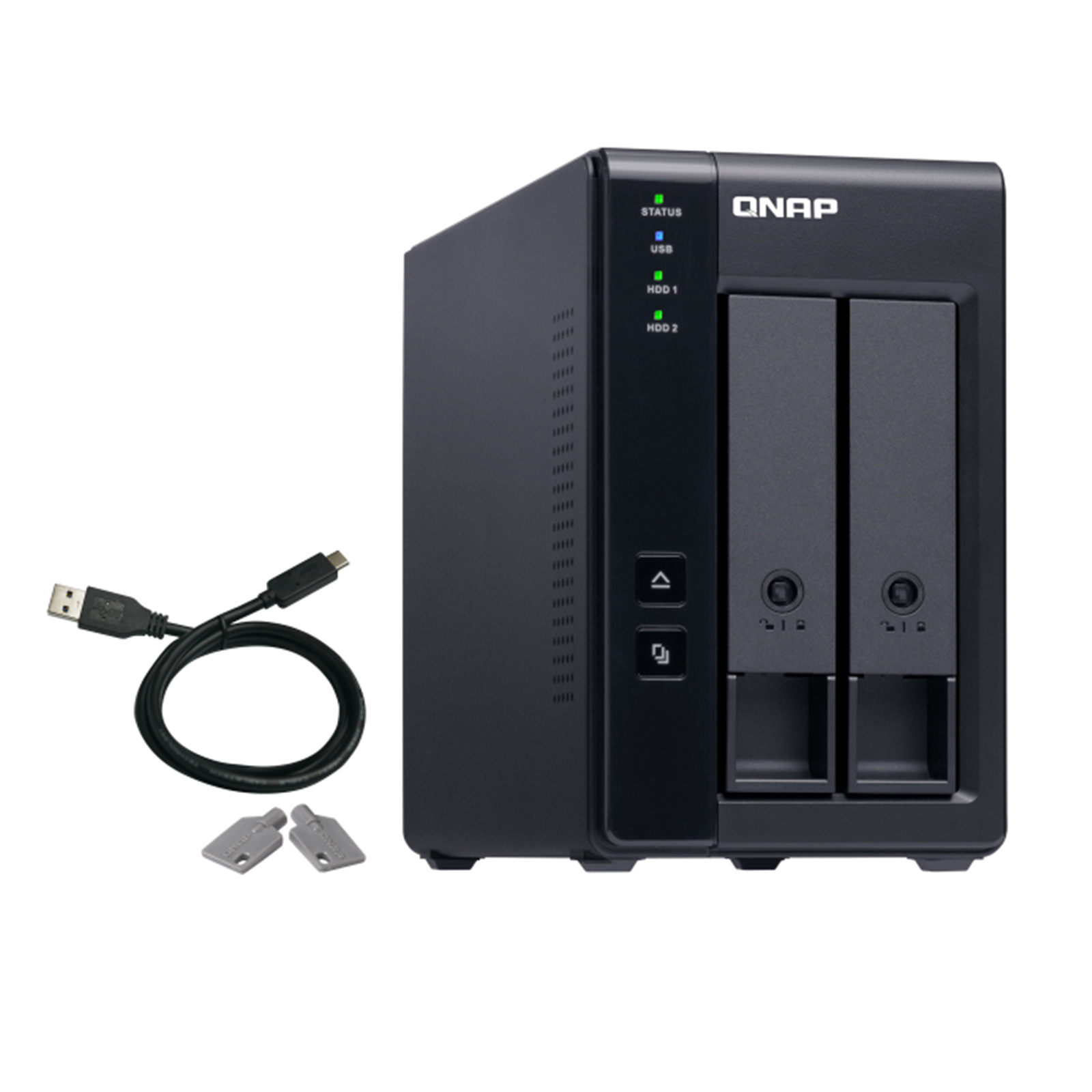 Buy the QNAP TR002 2Bay USB3.0 RAID Expansion Enclosure, Expands